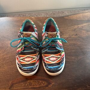 Colorful Patterned Twisted X